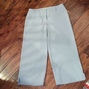JJill crop pants powder blue size 8💙